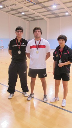 André Santos (No centro) num digno 2º Lugar 